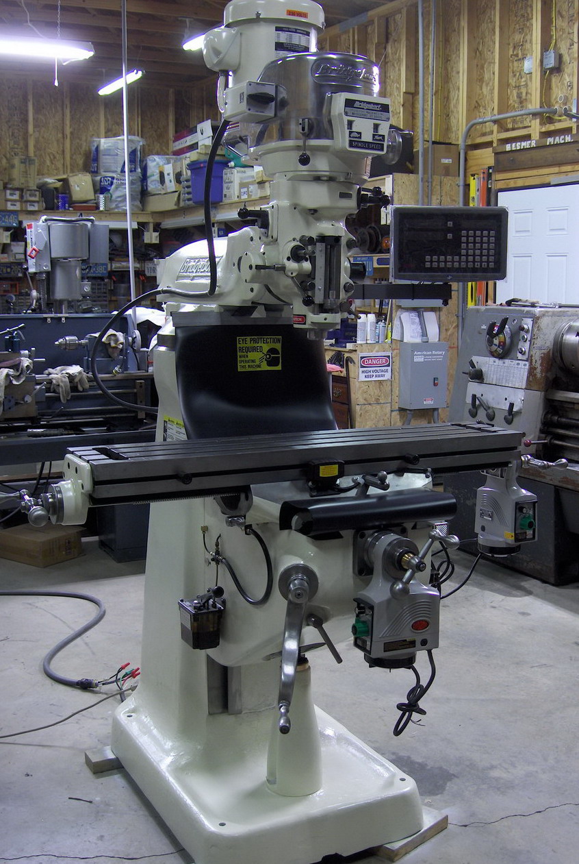 BRIDGEPORT Milling Machine “Before and After Refurbishment” BESMER