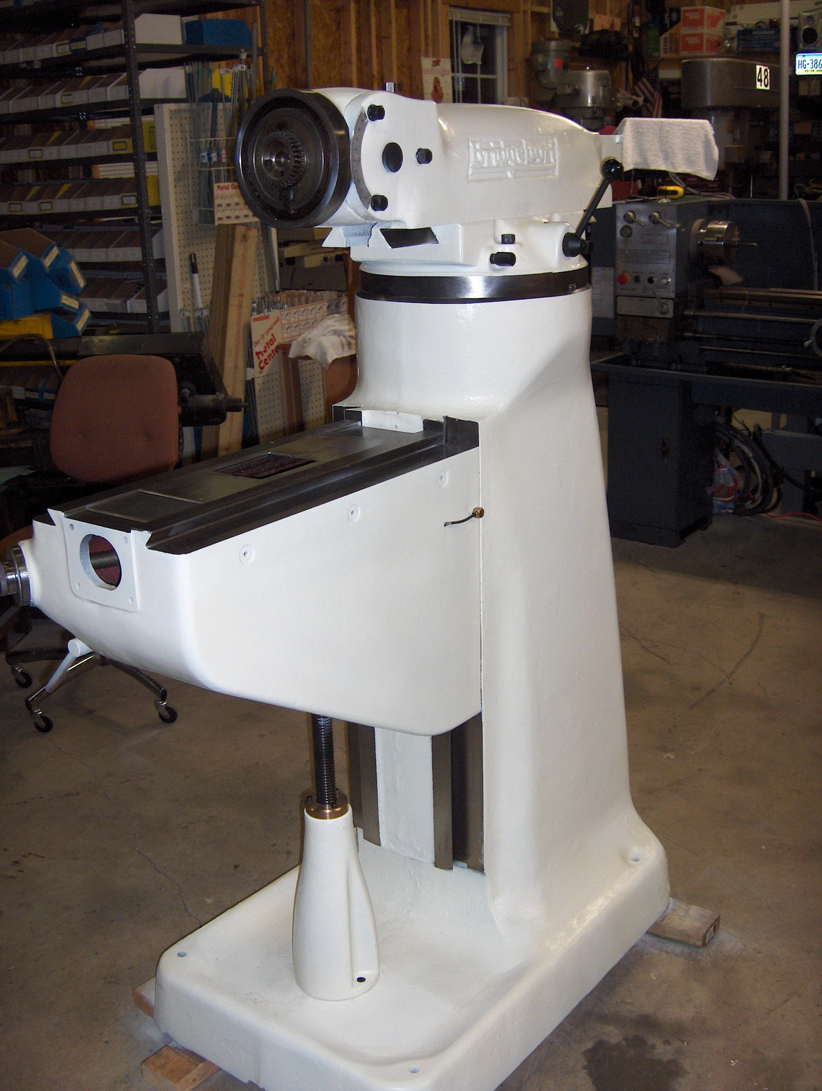 BRIDGEPORT Milling Machine “Before and After Refurbishment” BESMER